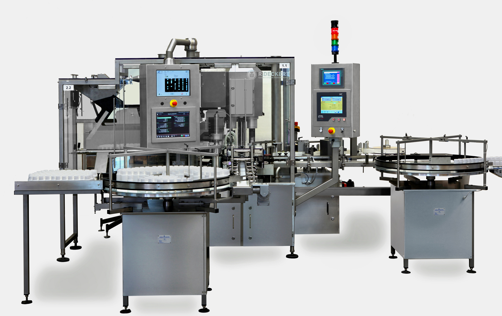 Mono-block tablet counting line TVM Raupack UK and Ireland