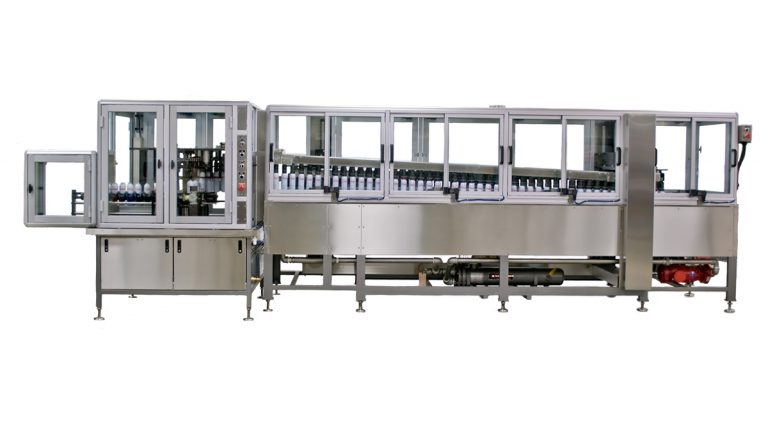 <ol><li>Built in safety features, e.g cans lifted out bath in event of line stoppage<li>Drive and Turbine Blower rated for a hazardous location</ol>